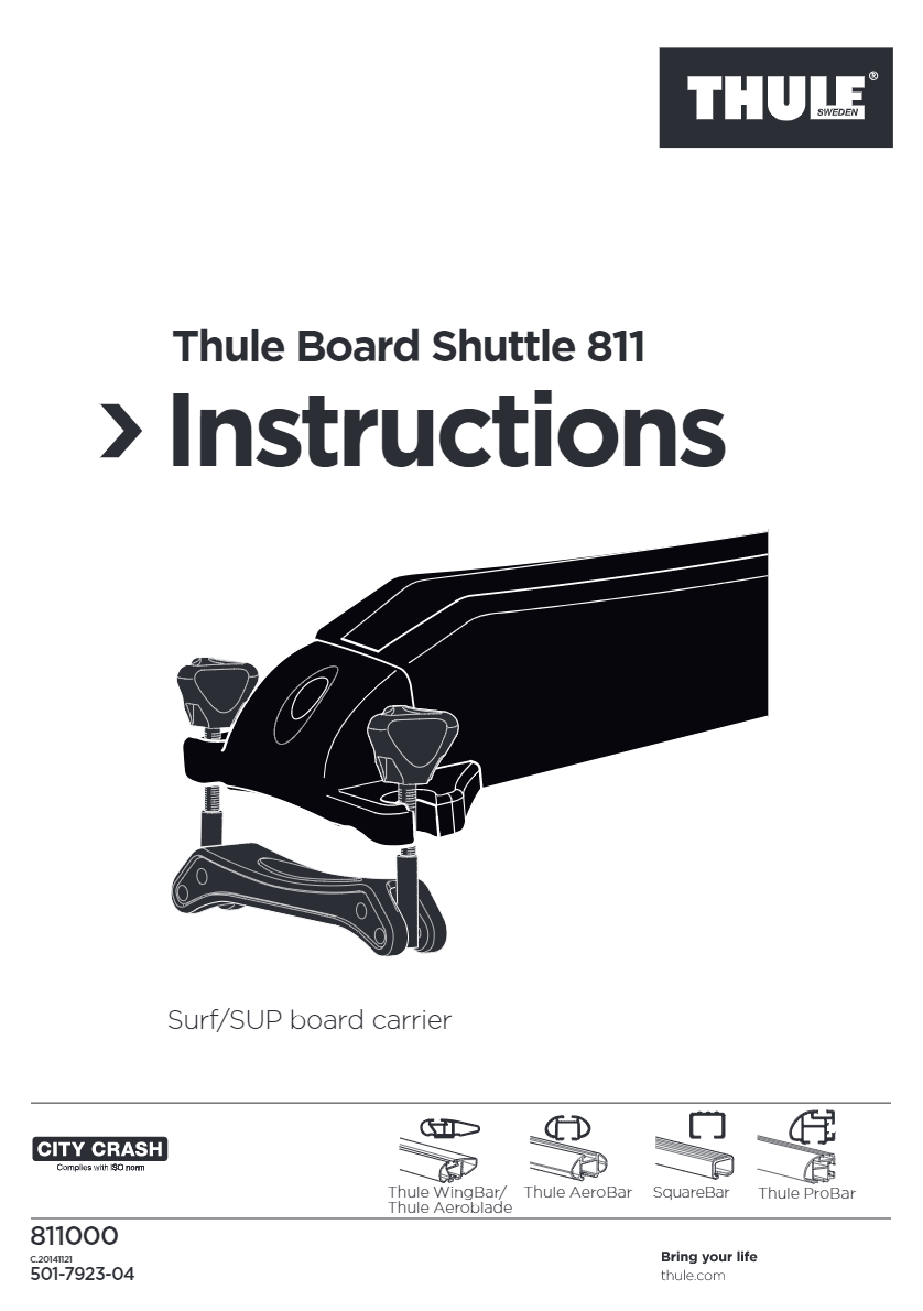 Thule Board Shuttle Rack 811000